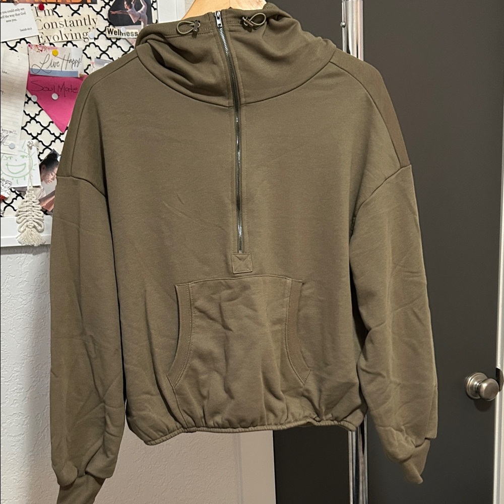 Lily Women's Olive Zip-Up Jacket